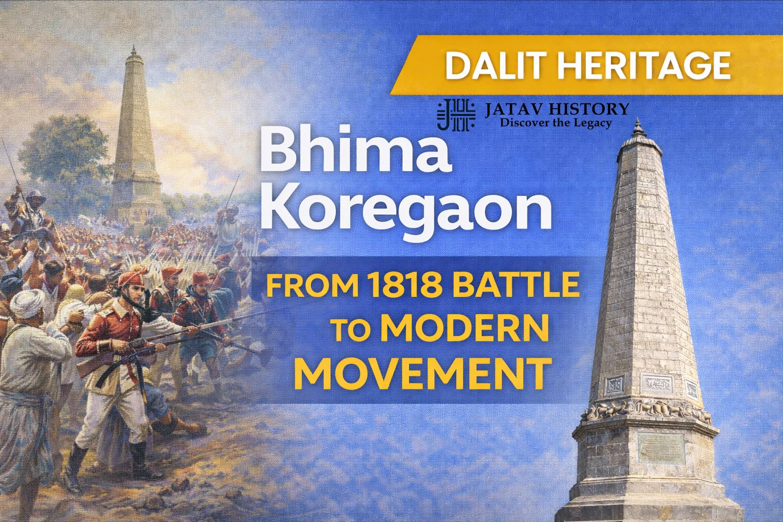 Bhima Koregaon from 1818 battle to modern social movement