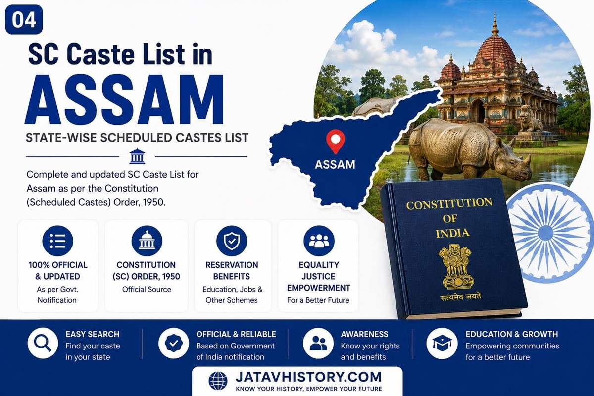 Assam SC Caste List 2026 – Complete Scheduled Caste List