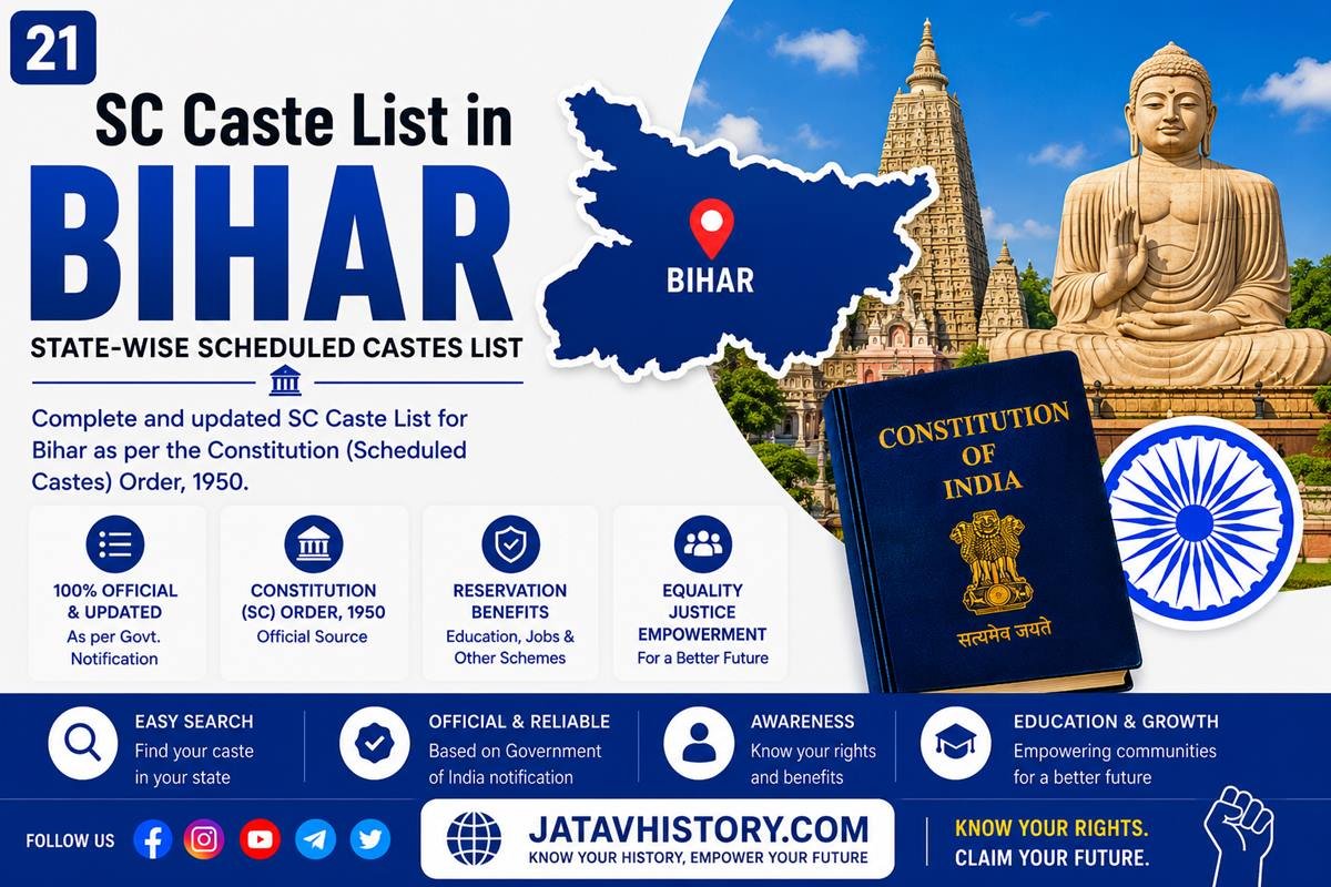 Bihar SC Caste List 2026 – Complete Scheduled Caste List