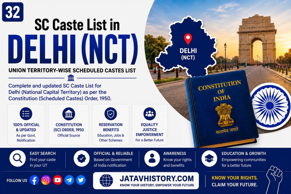 Delhi NCT SC Caste List 2026