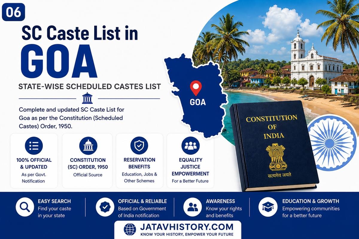 Goa SC Caste List 2026 – Complete Scheduled Caste List