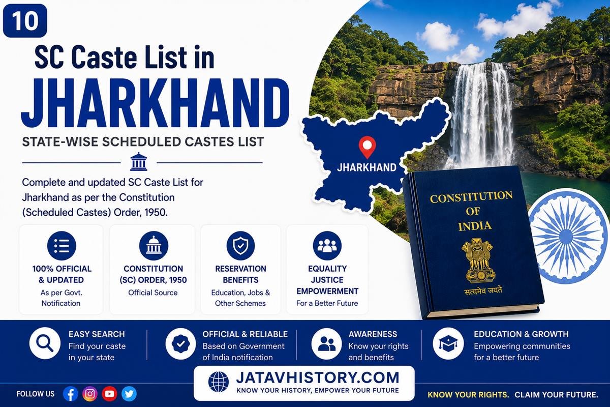 Jharkhand SC Caste List 2026 – Complete Scheduled Caste List