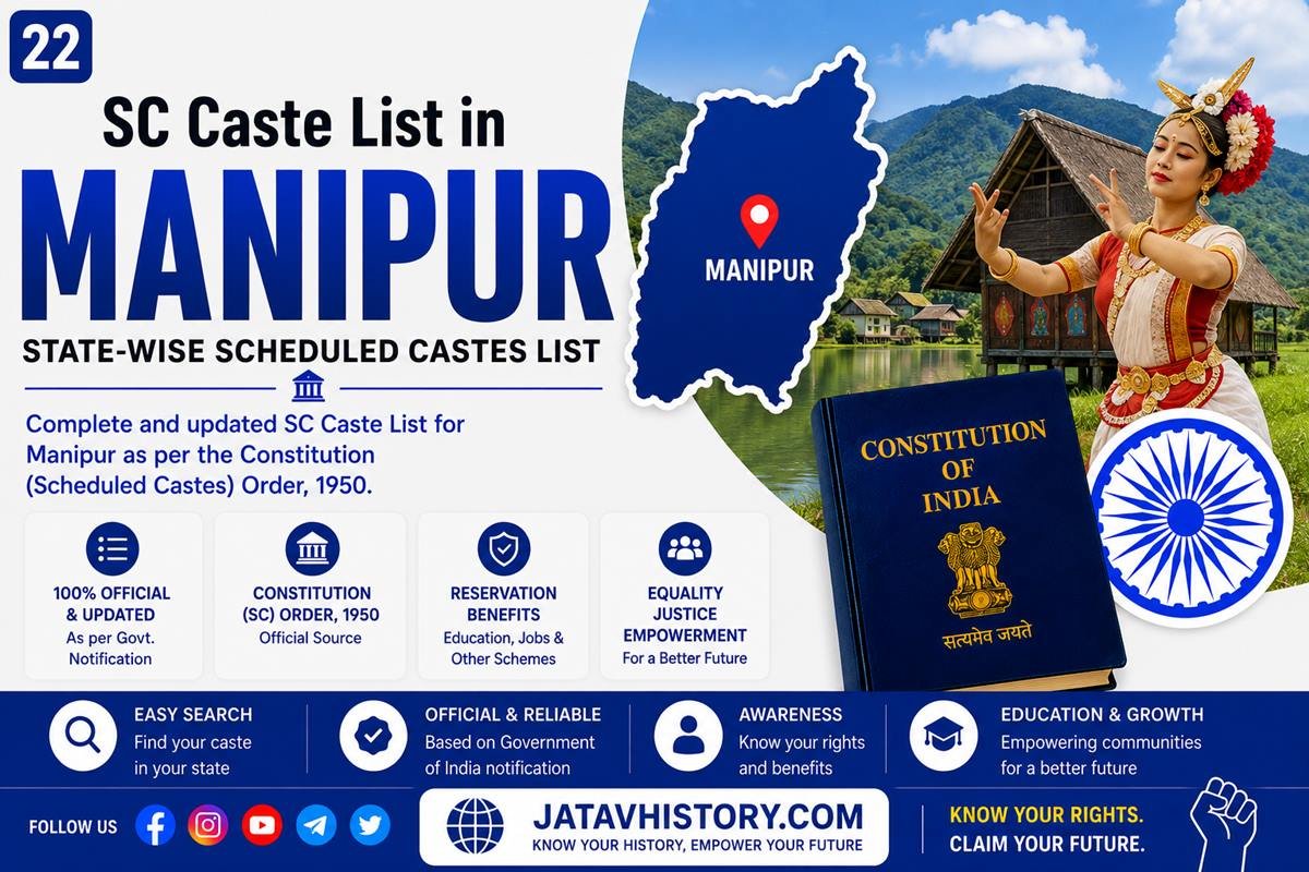 Manipur SC Caste List 2026 – Complete Scheduled Caste List