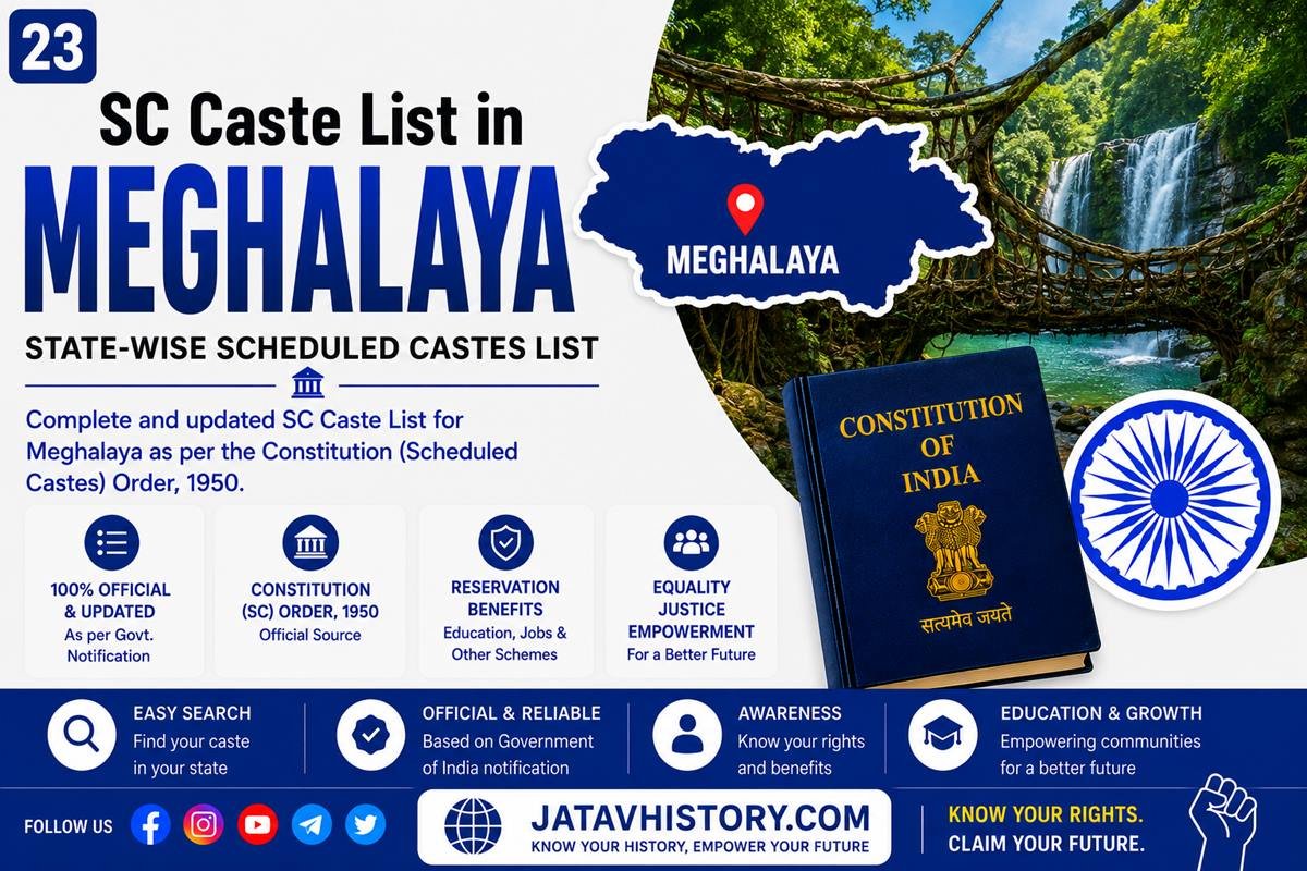 Meghalaya SC Caste List 2026 – Complete Scheduled Caste List