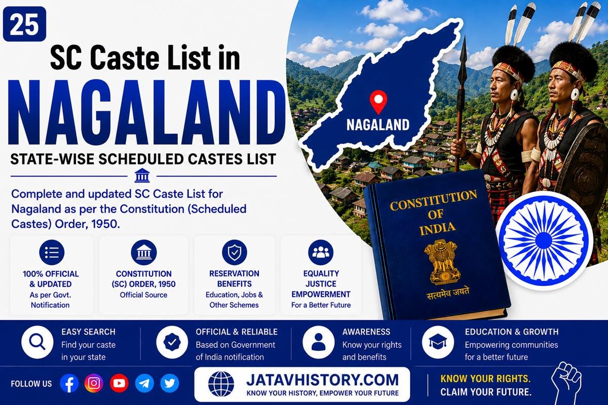 Nagaland SC Caste List 2026 – Complete Scheduled Caste List