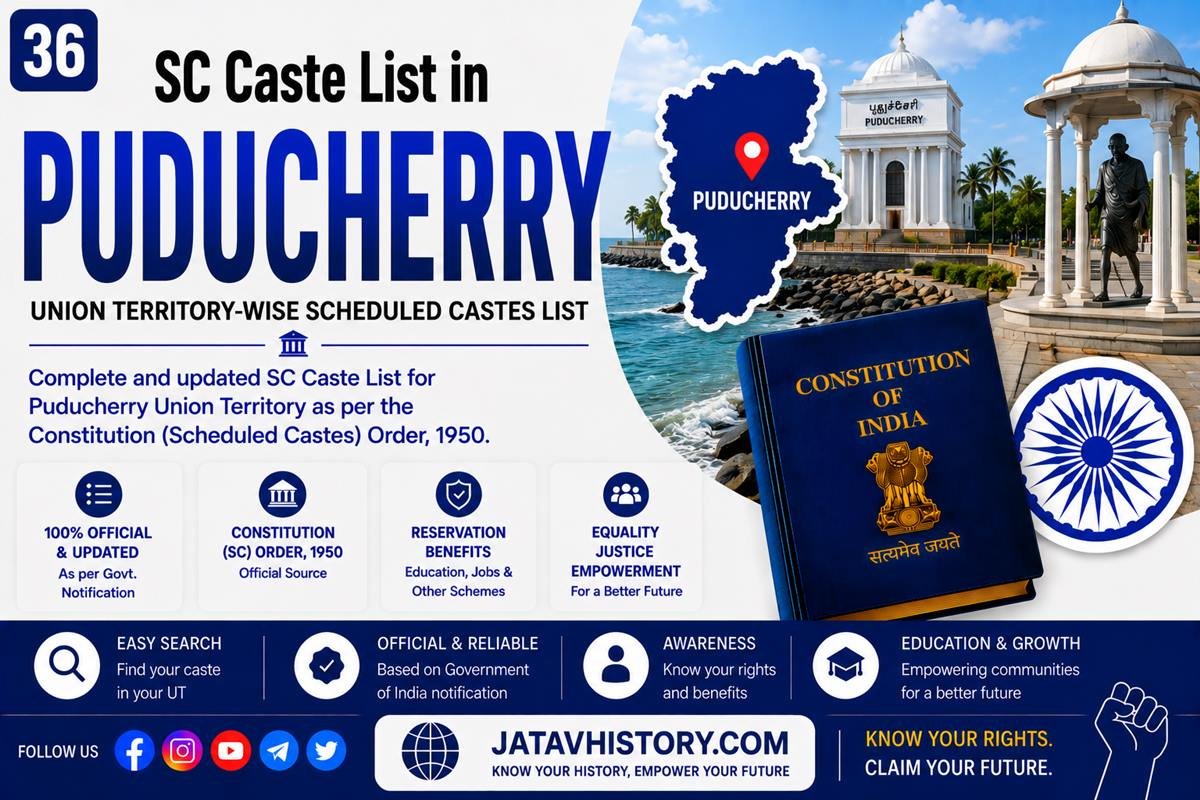 Puducherry SC Caste List 2026