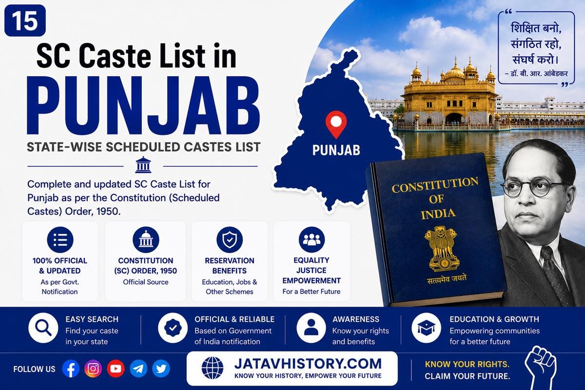 Punjab SC Caste List 2026 – Complete Scheduled Caste List