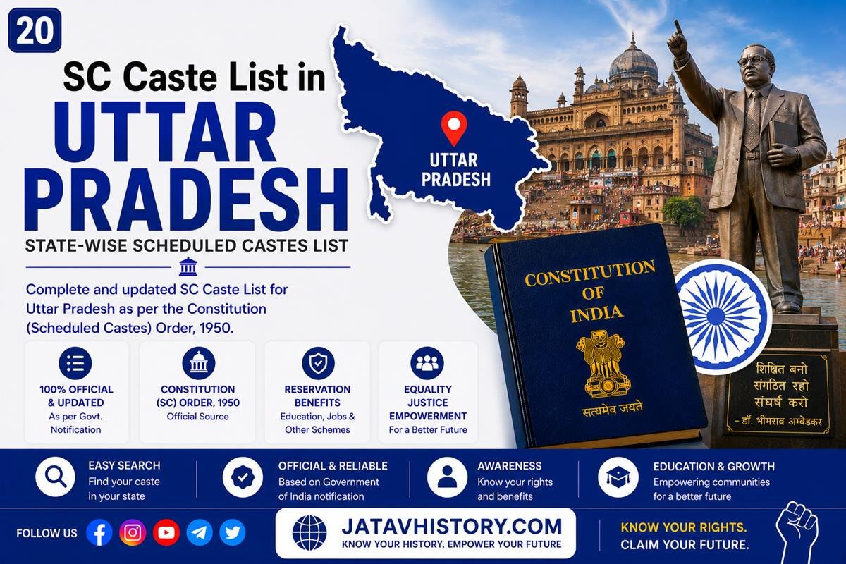 Uttar Pradesh SC Caste List 2026 – Complete Scheduled Caste List