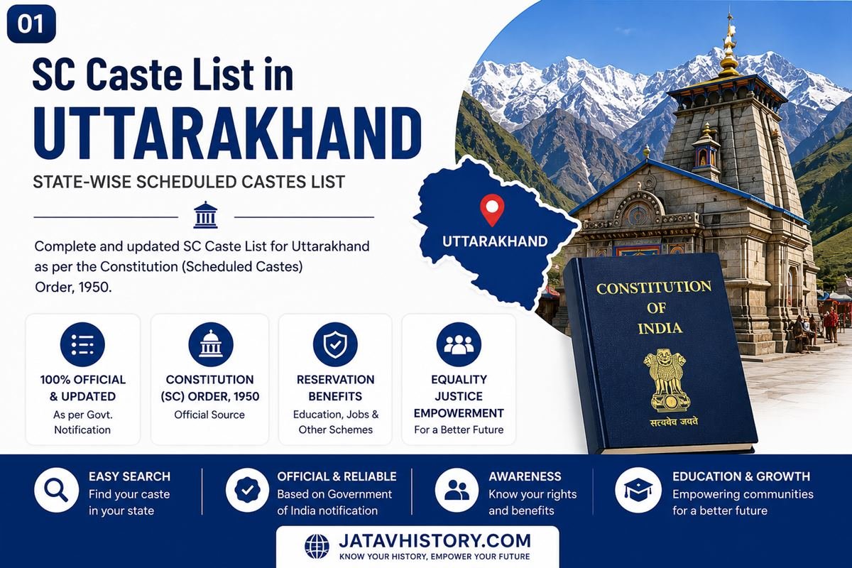 Uttarakhand SC Caste List 2026 – Complete Scheduled Caste List