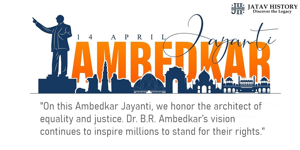 Dr BR Ambedkar Jayanti celebration image with statue and crowd