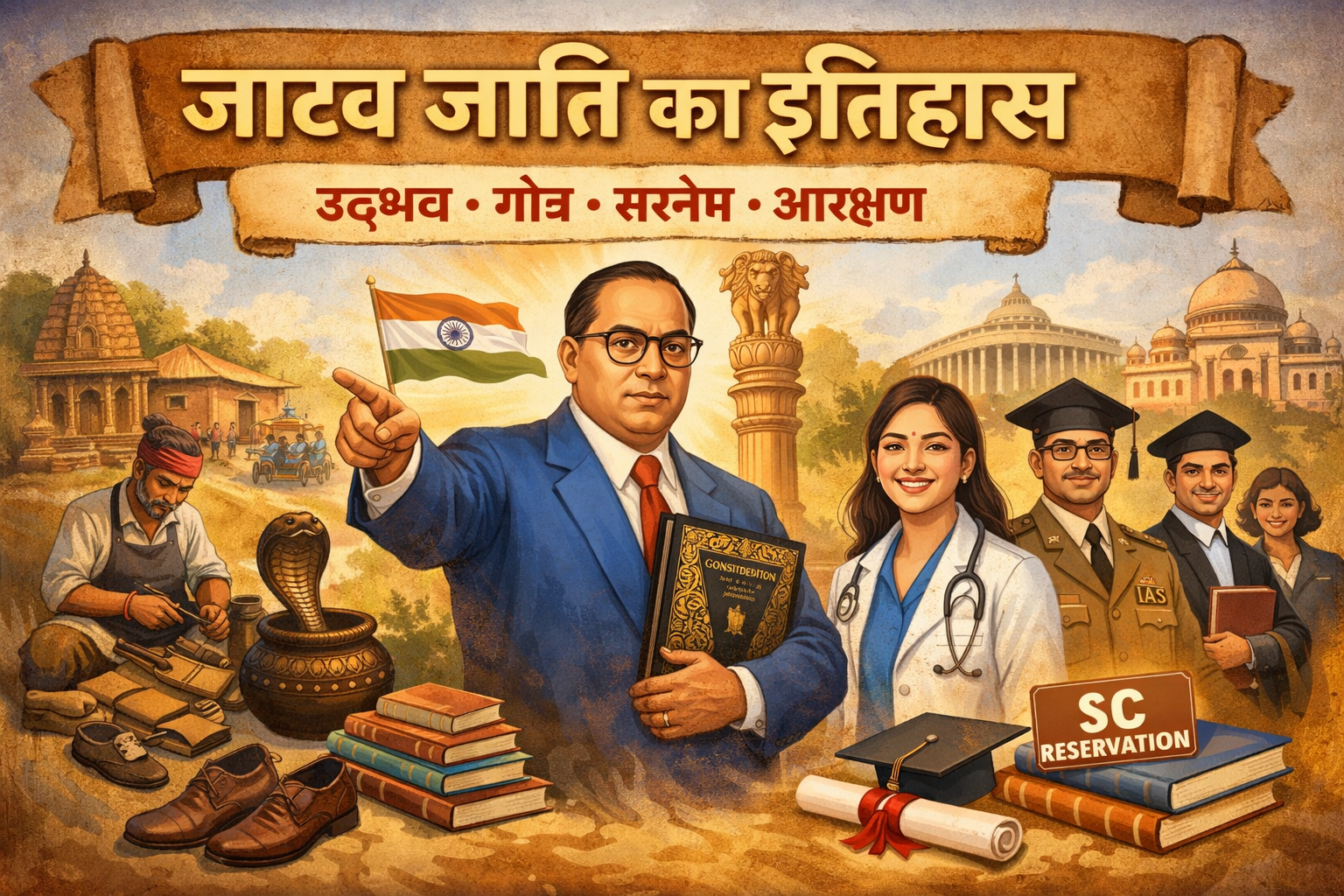 Jatav caste history origin reservation